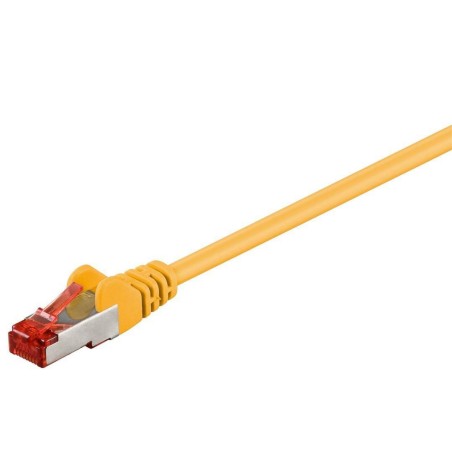 MicroConnect FUTP CAT6 0.25m Yellow LSZH - High-Performance Ethernet Cable